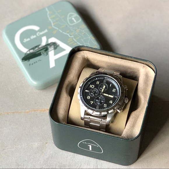 Dean Chronograph Stainless Steel Watch 